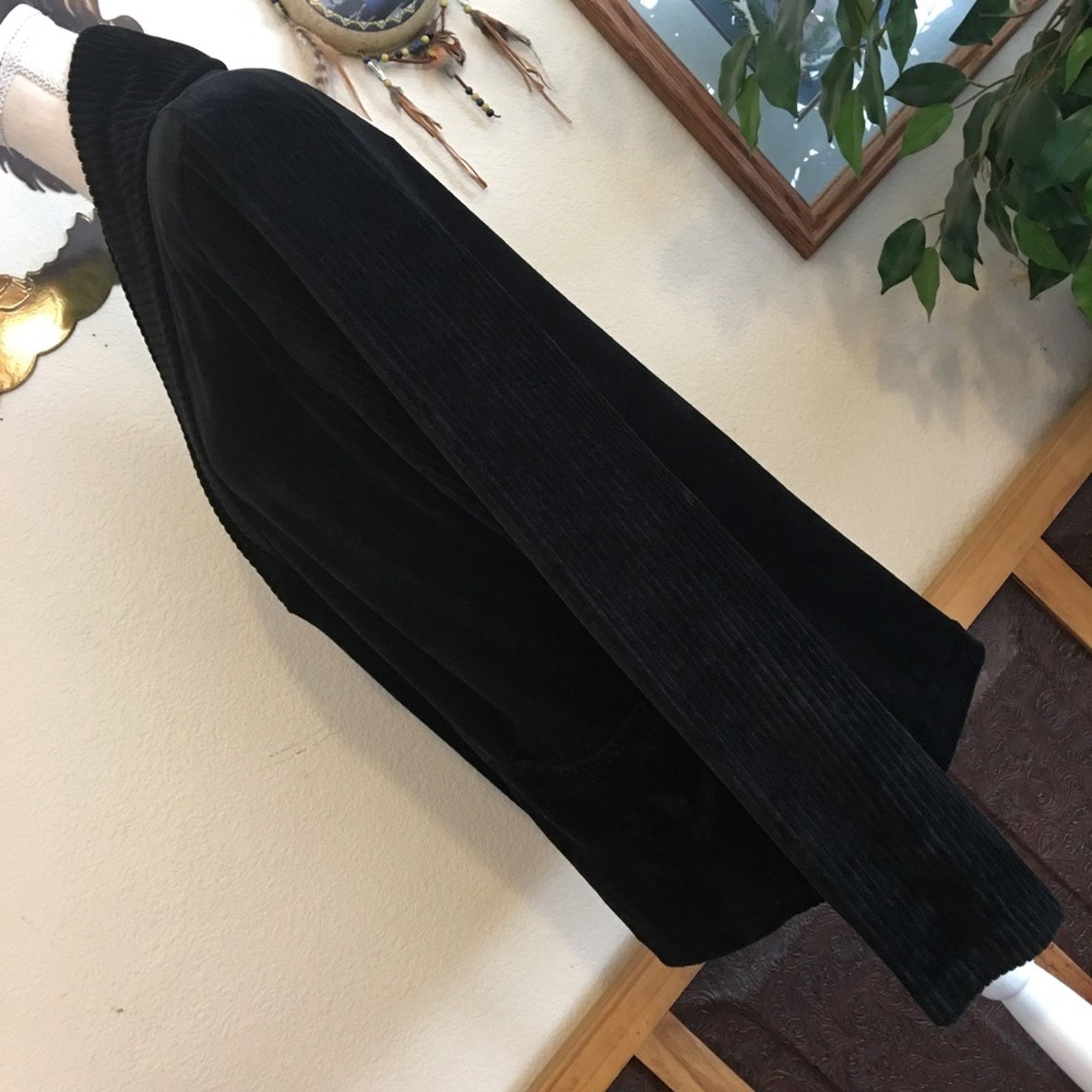 Jones New York Vintage 90s Jones New York Signature velour jacket Size XL / US 12-14 / IT 48-50 - 4 Thumbnail