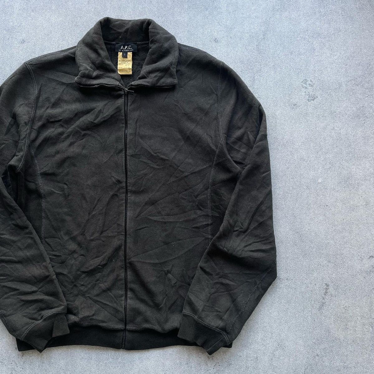A.P.C. APC Rue De Fleurus Paris High Neck Zipper Sweater Size US M / EU 48-50 / 2 - 2 Thumbnail