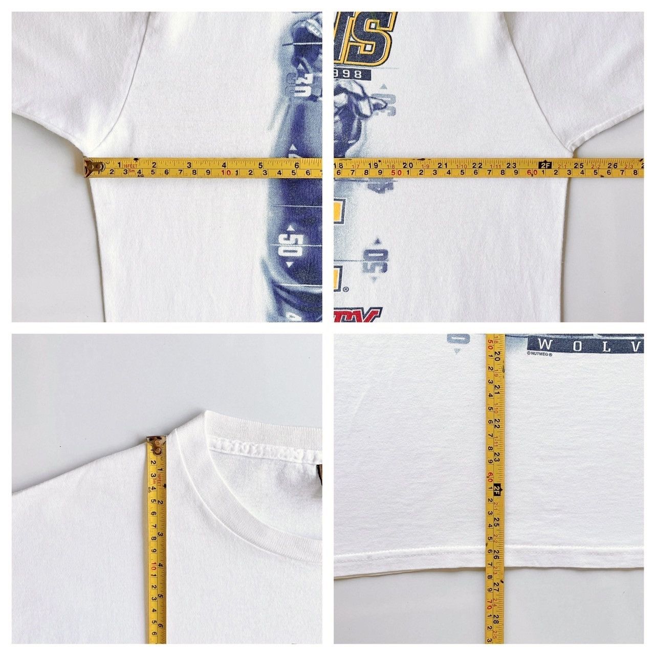 Nutmeg × Vintage 90s University Michigan Wolverines t-shirt/ XL Size US XL / EU 56 / 4 - 10 Thumbnail