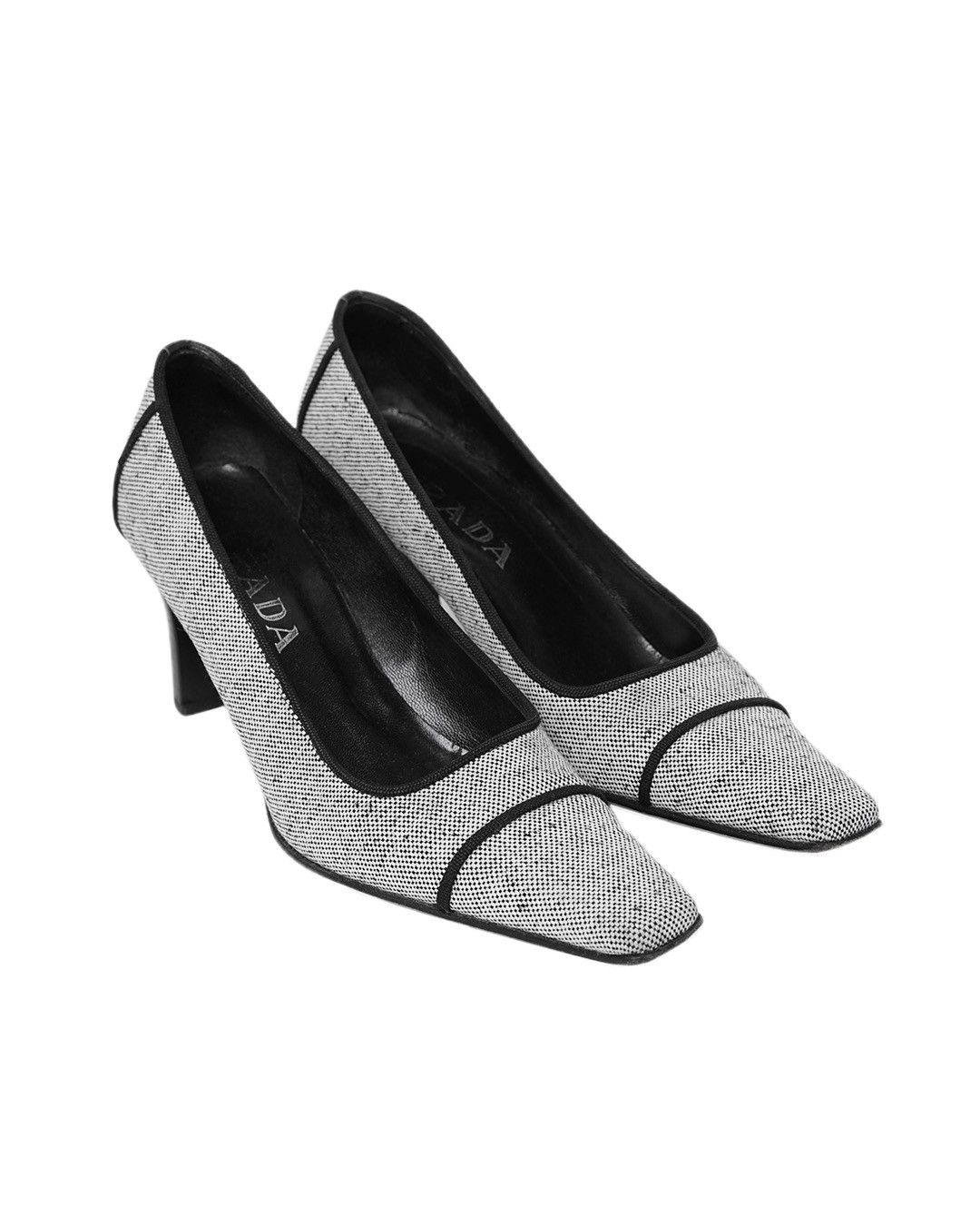 Prada Prada S/S1999 Canvas Heels Size US 7 / IT 37 - 1 Thumbnail