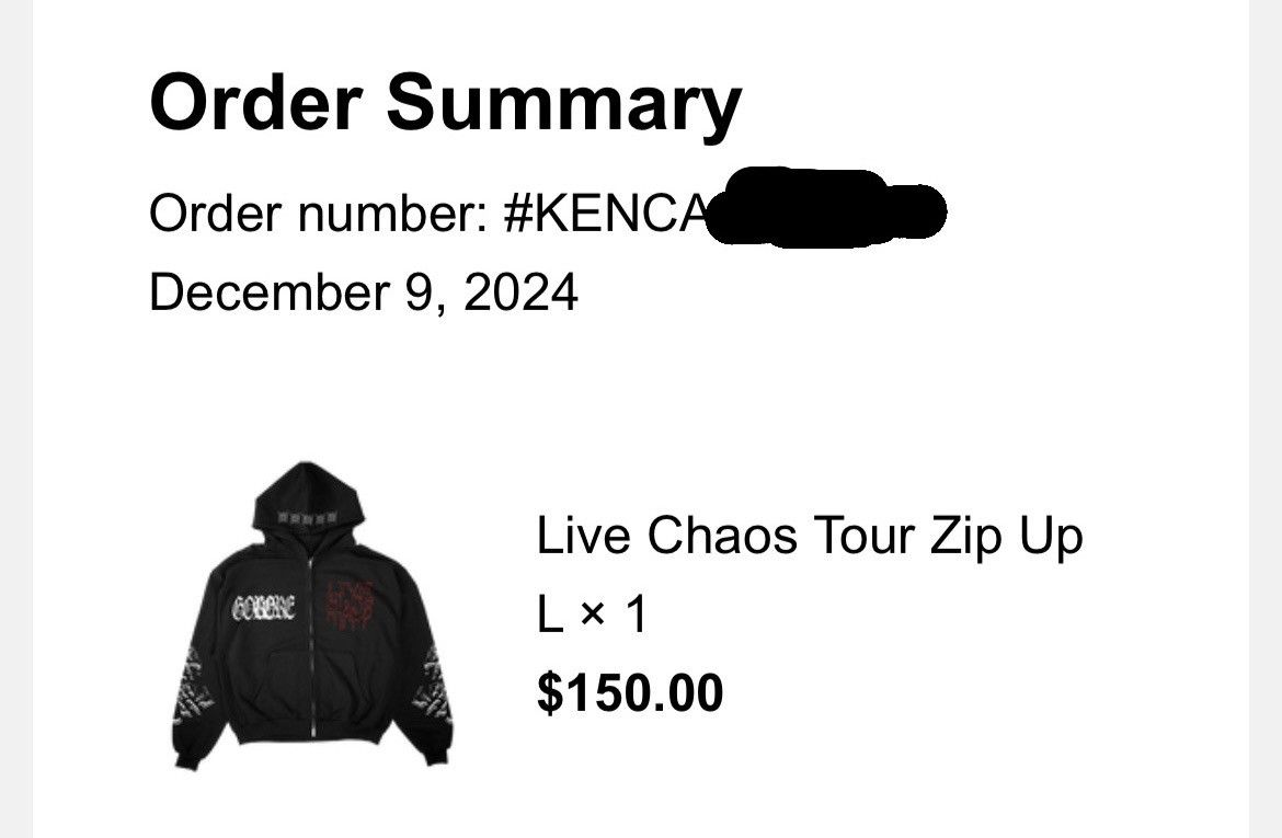 Ken Carson × Playboi Carti Ken Carson “Live Chaos” Zip-Up Hoodie Size US L / EU 52-54 / 3 - 6 Thumbnail