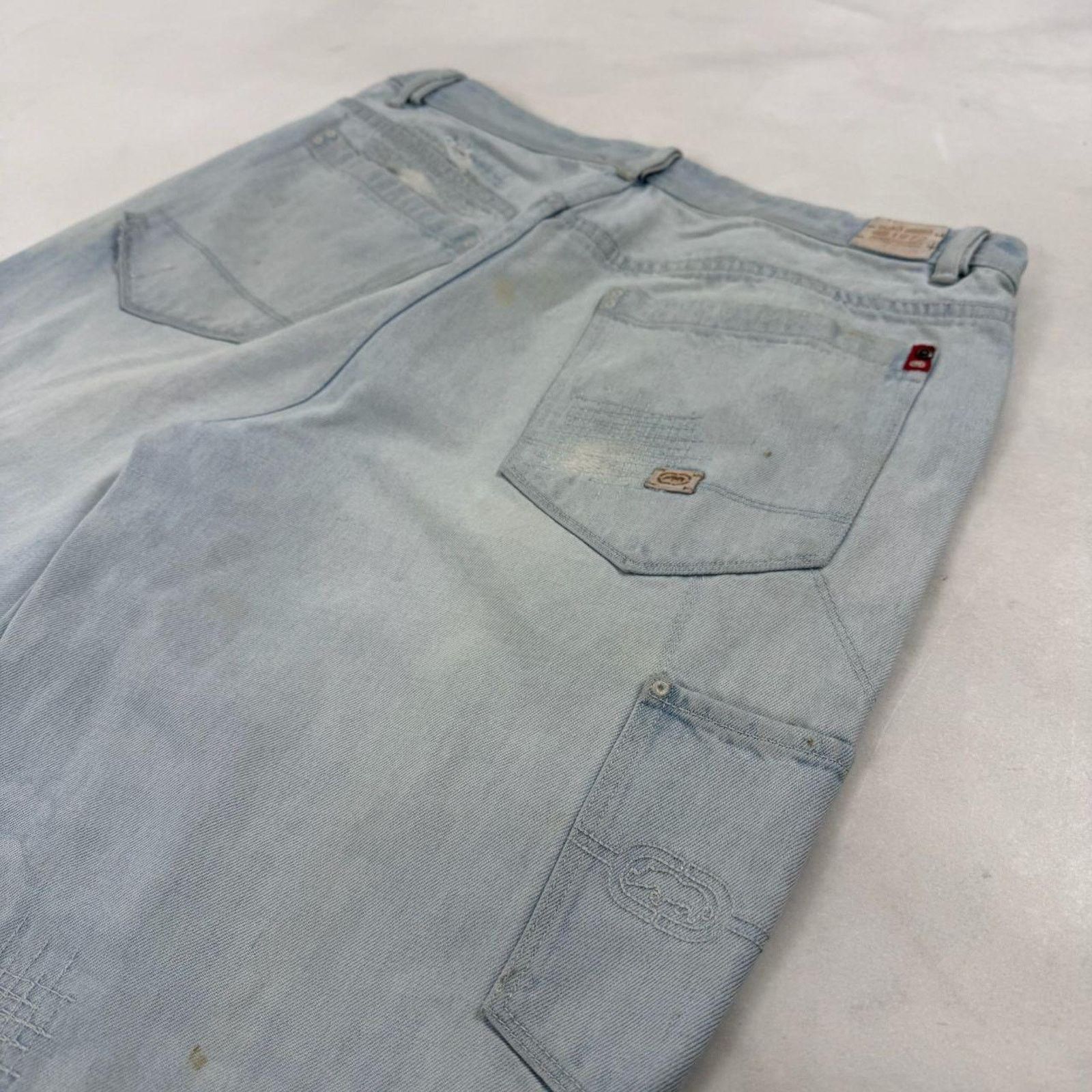 Ecko Unltd. × JNCO × Vintage Vintage y2k ecko unltd grunge archive faded baggy rare jeans Size US 36 / EU 52 - 2 Thumbnail