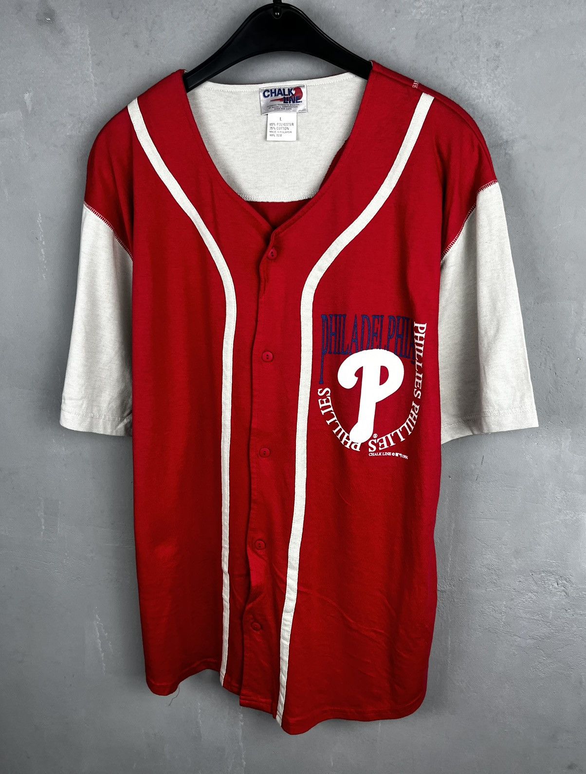 MLB × Vintage PHILADELPHIA jersey 1996 vintage Size US L / EU 52-54 / 3 - 1 Thumbnail