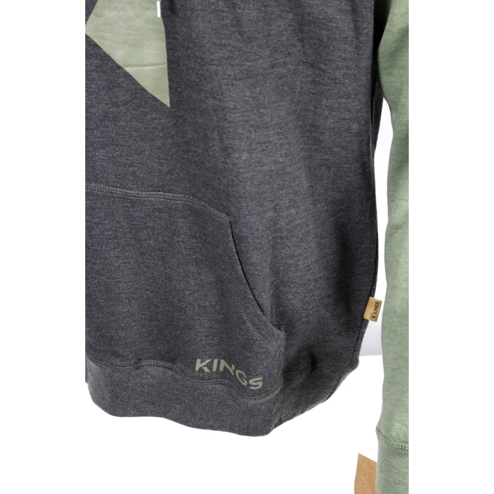 Olive Kings Camo Men's Hoodie Triblend Logo Hoodie Lightweight Charcoal / Olive Size US L / EU 52-54 / 3 - 4 Thumbnail