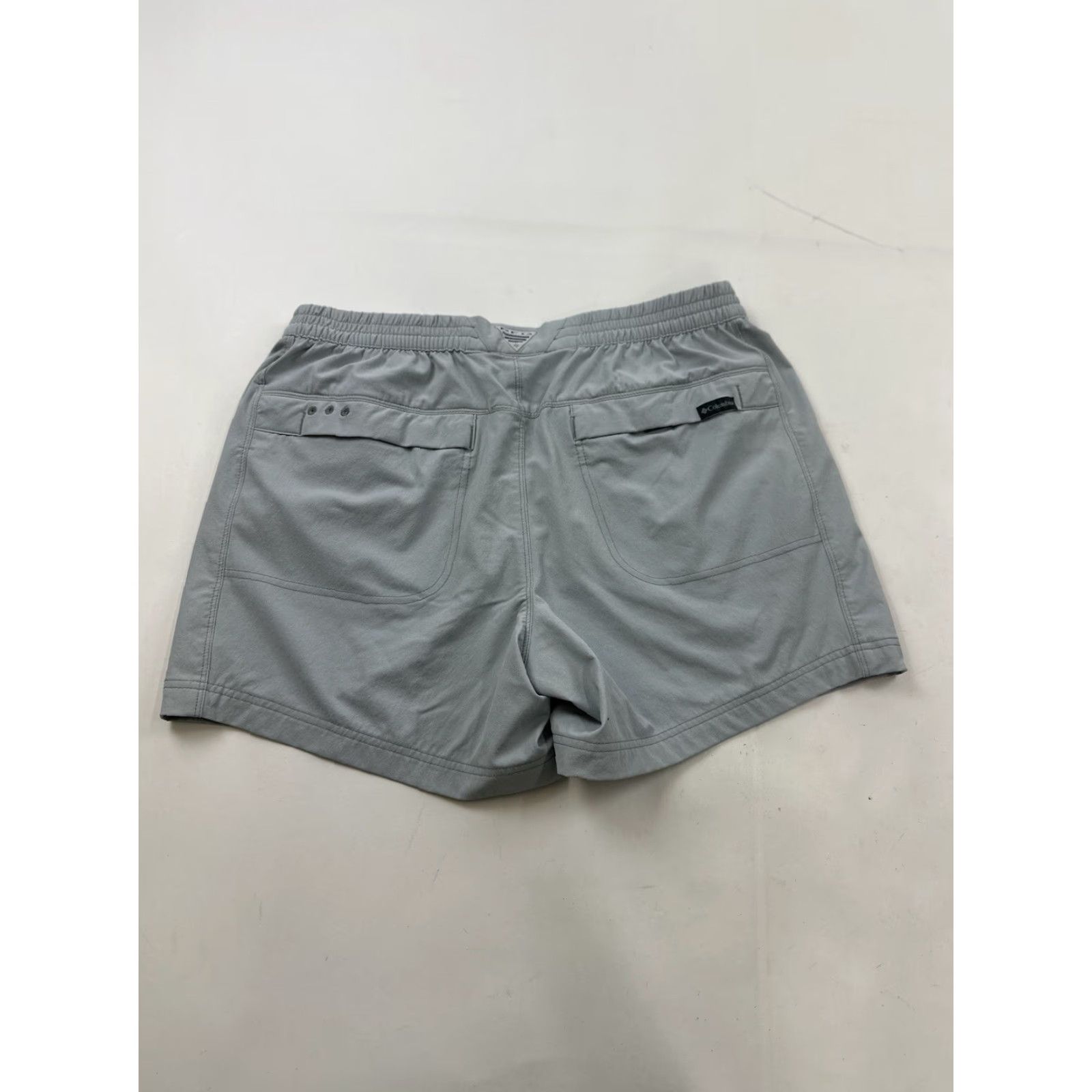Vintage Columbia Shorts Women’s M Medium Grey Pleated Elastic Waist Size 32" / US 10 / IT 46 - 2 Thumbnail