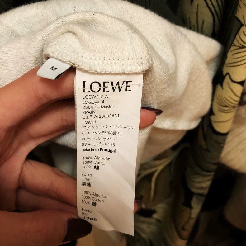 Loewe LOEWE Printed hooded hoodie Size M / US 6-8 / IT 42-44 - 4 Thumbnail