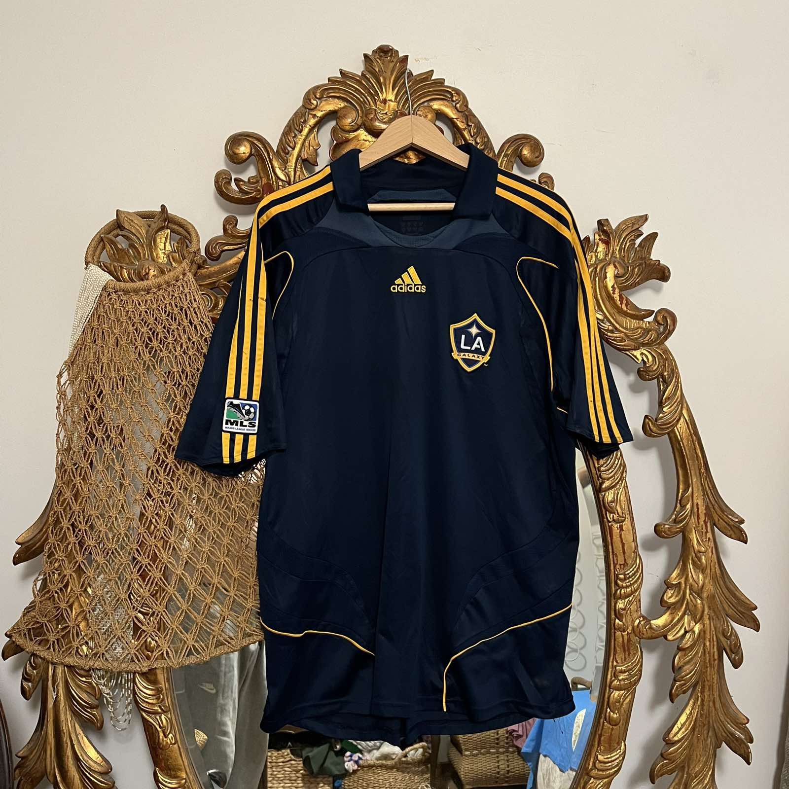 Adidas 2007/08 LA Galaxy Away Adidas Beckham Soccer Jersey Sz XL Size US XL / EU 56 / 4 - 2 Thumbnail