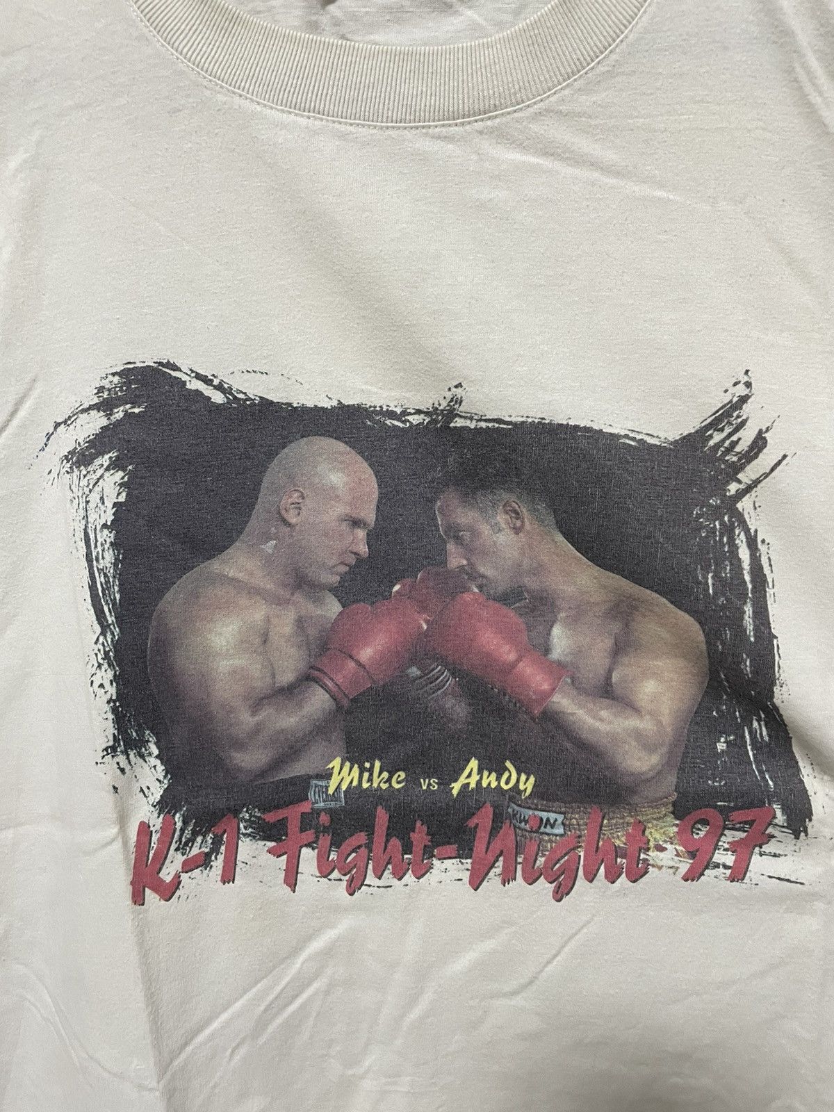Vintage Vintage 90s K-1 Fight Tee Mike Bernardo vs Andy Hug Size US M / EU 48-50 / 2 - 3 Thumbnail