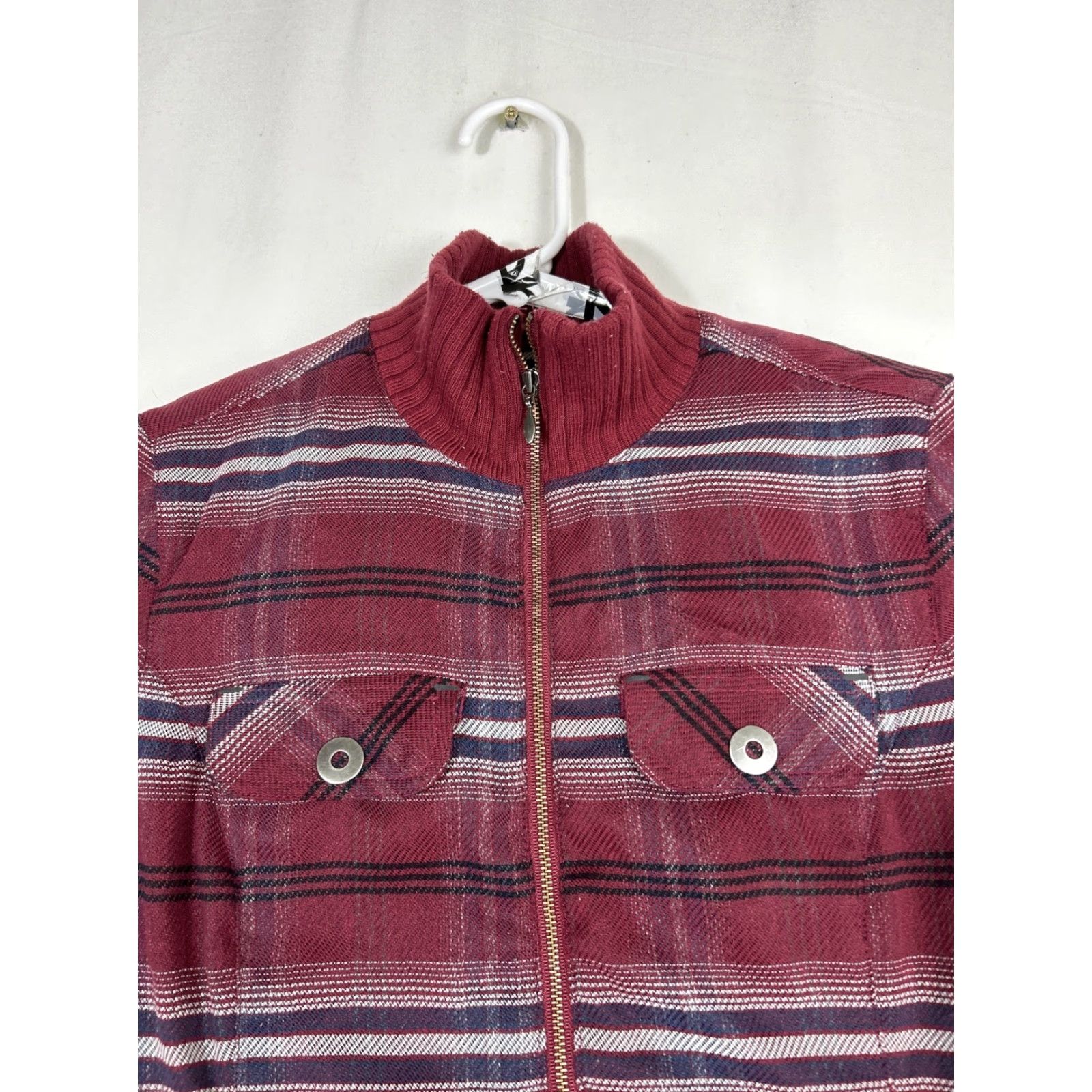 Prana PRANA Showdown Striped Plaid Red Down Puffer Jacket Women's XS Size XS / US 0-2 / IT 36-38 - 3 Thumbnail