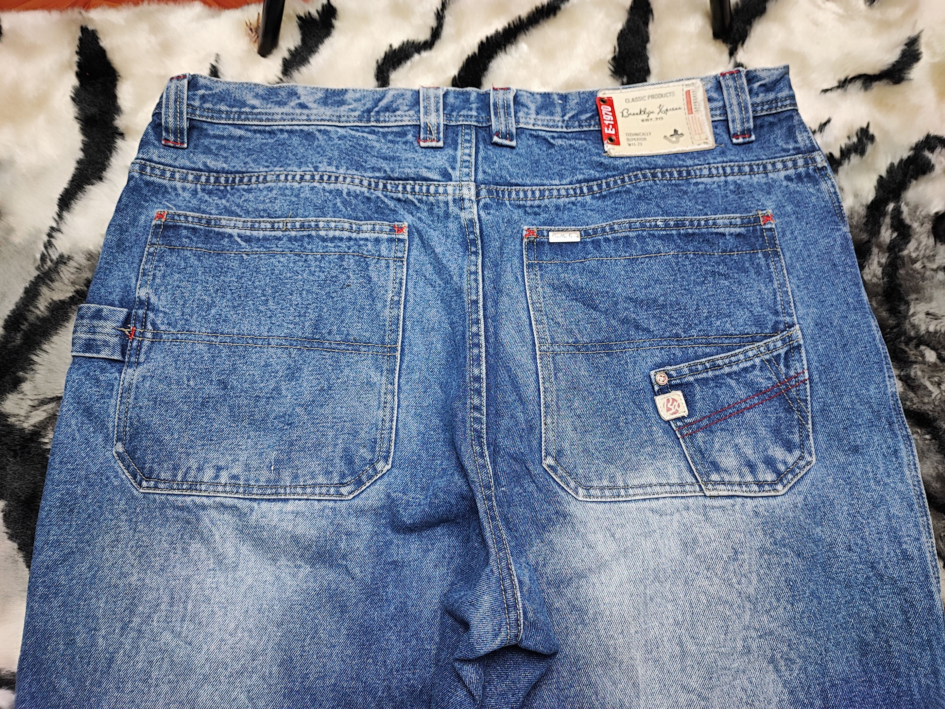 Brooklyn Xpress BAGGY DOUBLE KNEE VINTAGE Y2K BROOKLYN XPRESS JEANS Size US 40 / EU 56 - 14 Thumbnail