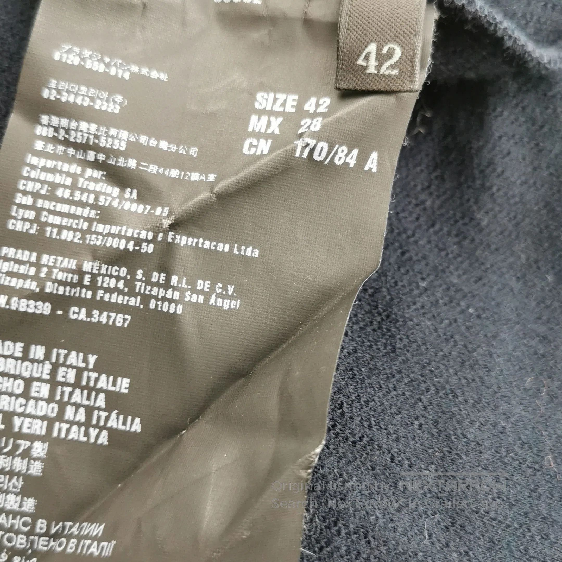 Prada Prada Short Sleeve Wool Blend Jacket . Size US L / EU 52-54 / 3 - 7 Thumbnail