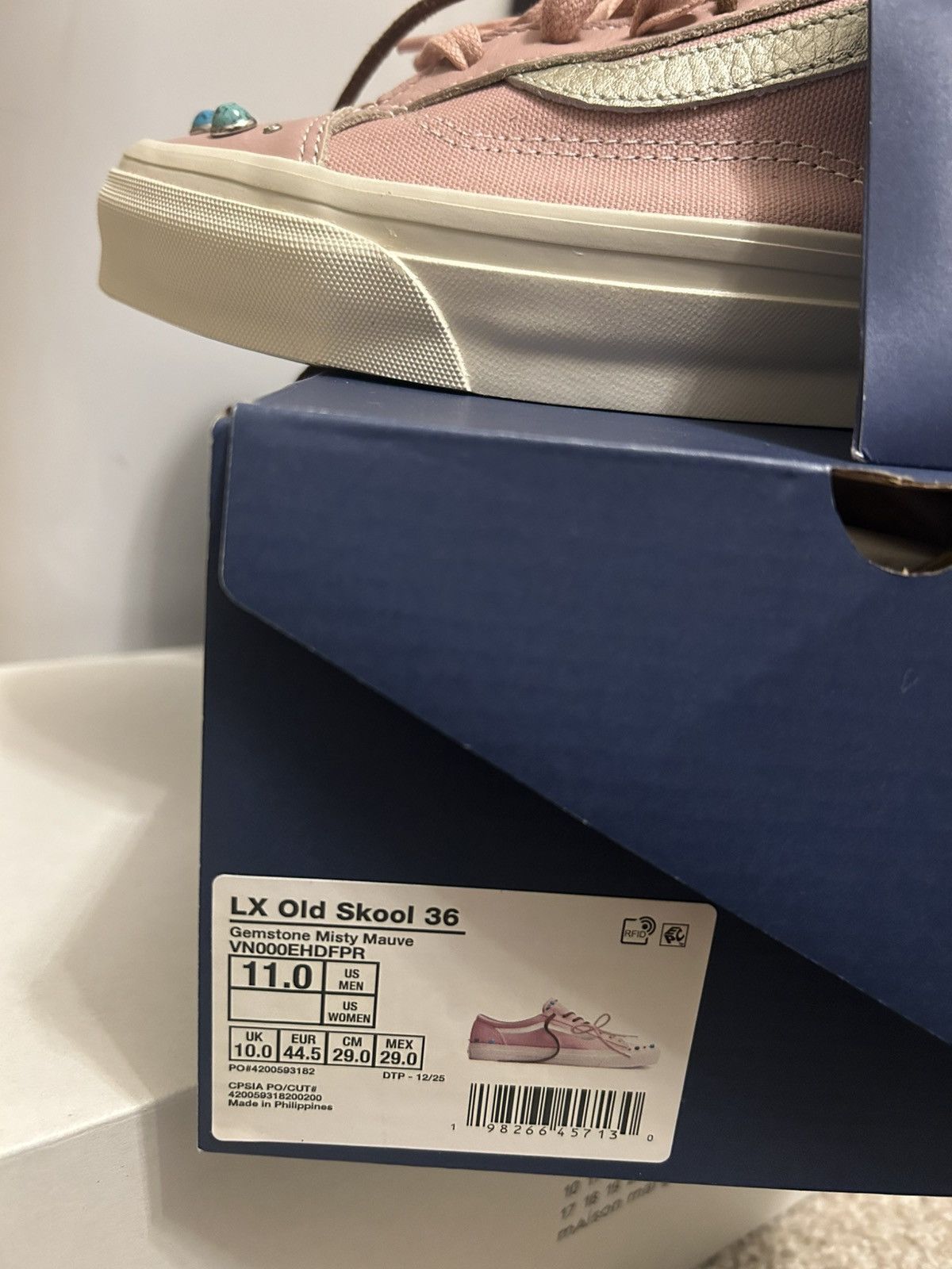 Vans Vans Premium Old Skool Gemstone “Misty Mauve Pink” Size US 11 / EU 44 - 10 Thumbnail
