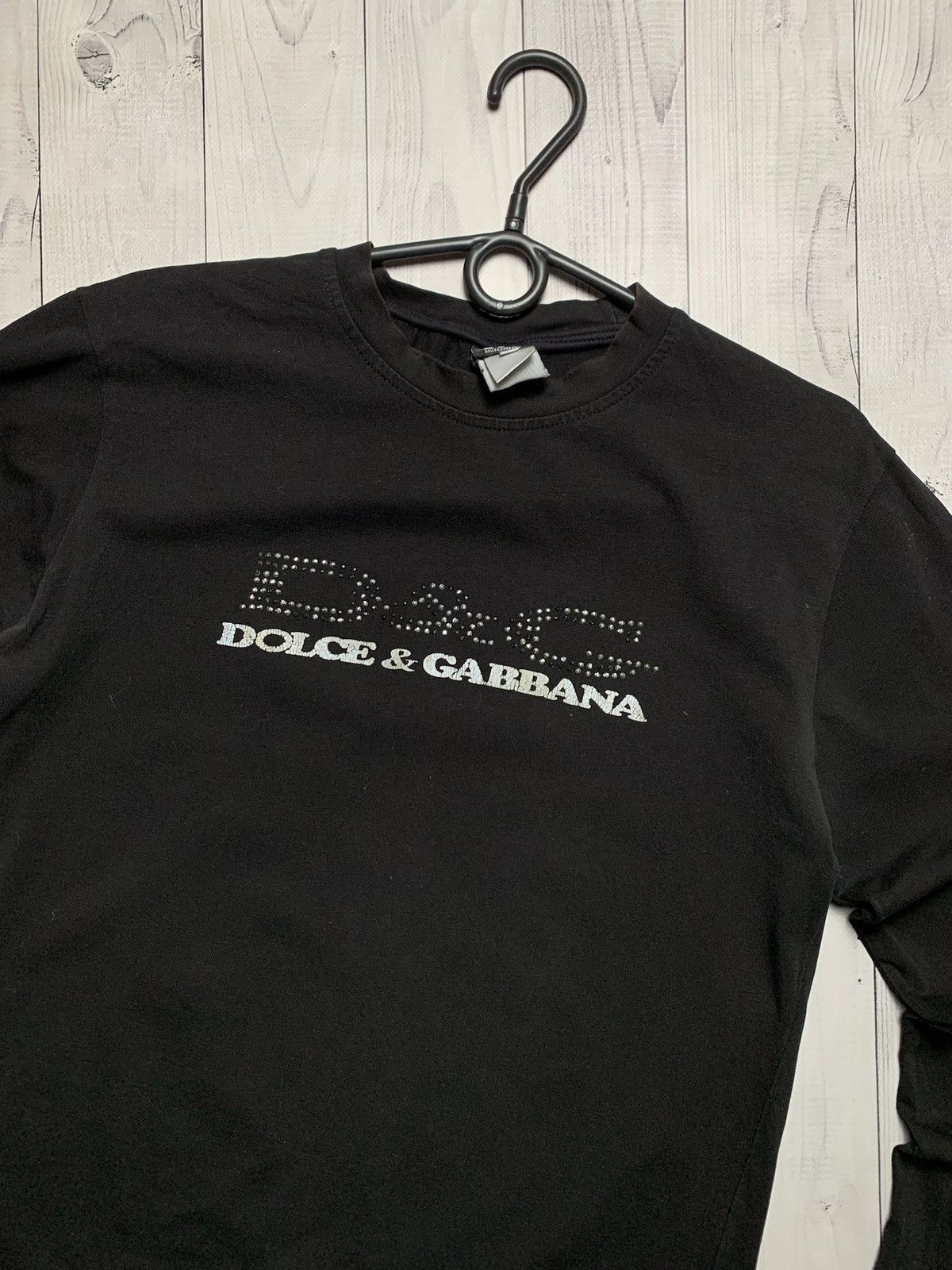 Vintage Vintage Dolce gabbana long sleeve size S/M logo Size US M / EU 48-50 / 2 - 2 Thumbnail
