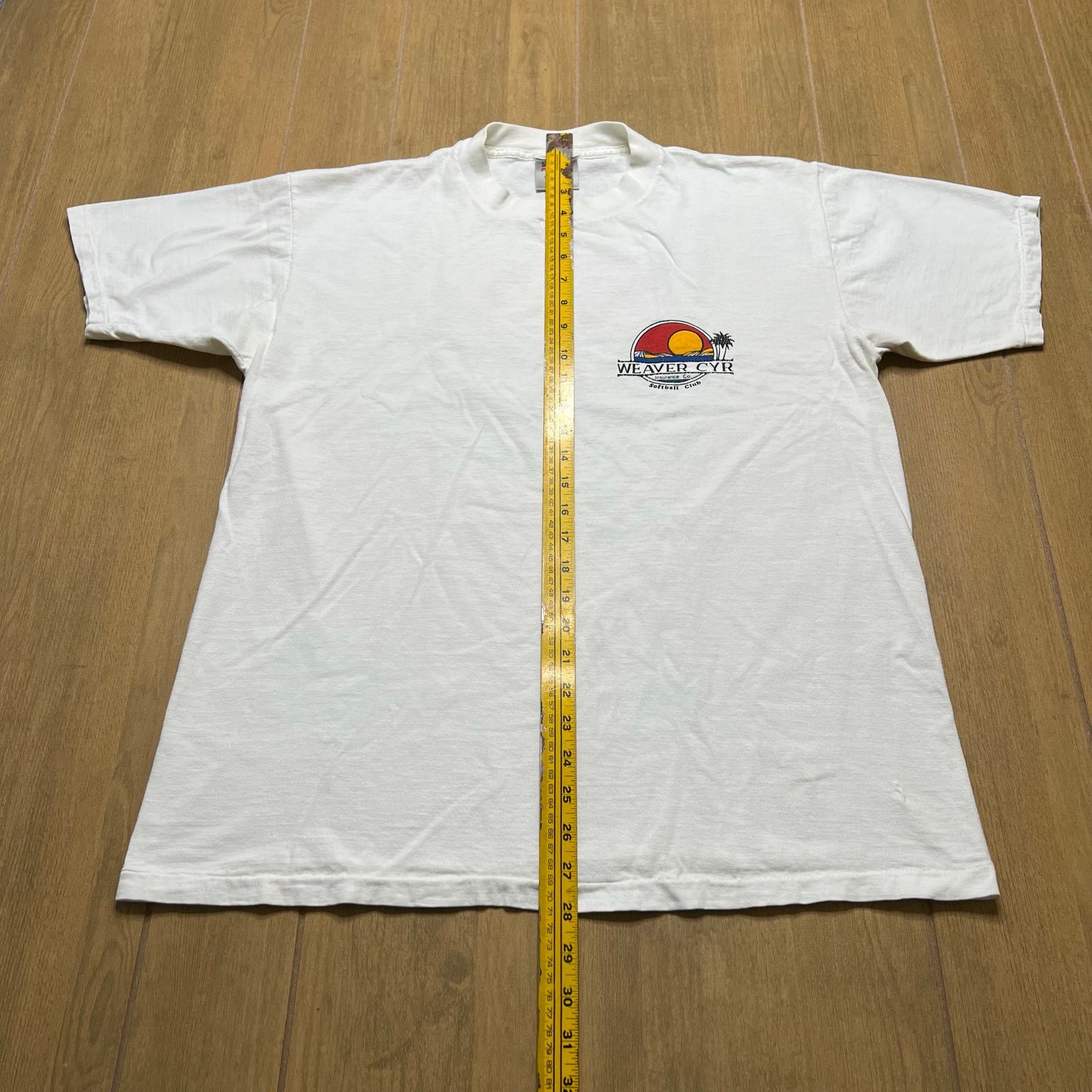 Vintage Vintage Weaver Cyr Insurance Softball Club T Shirt XL Oneita Size US XL / EU 56 / 4 - 6 Thumbnail