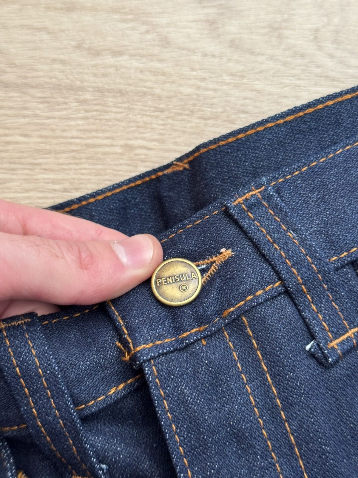 Haute Hippie Vintage 70-80’s Penisula Women’s Hippie Denim Jeans Pants Size 34" / US 12 / IT 48 - 2 Thumbnail