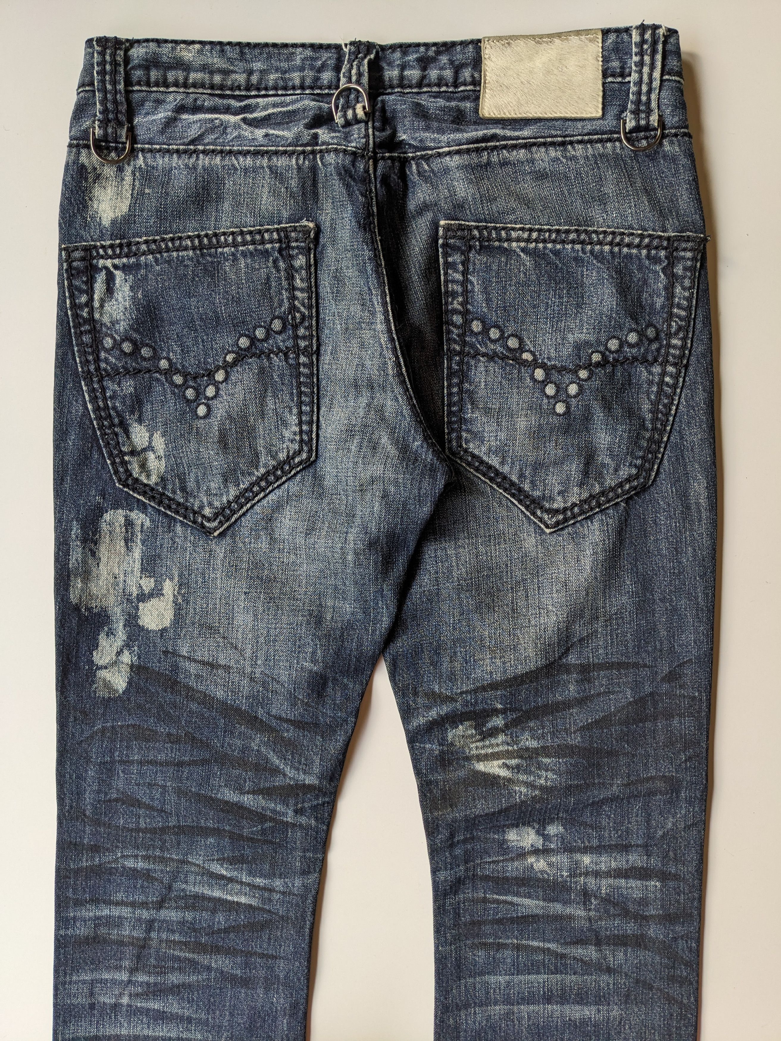 If Six Was Nine × Japanese Brand × Le Grande Bleu (L.G.B.) Japanese brand like L.G.B clawmark bleach flare Size US 32 / EU 48 - 6 Thumbnail