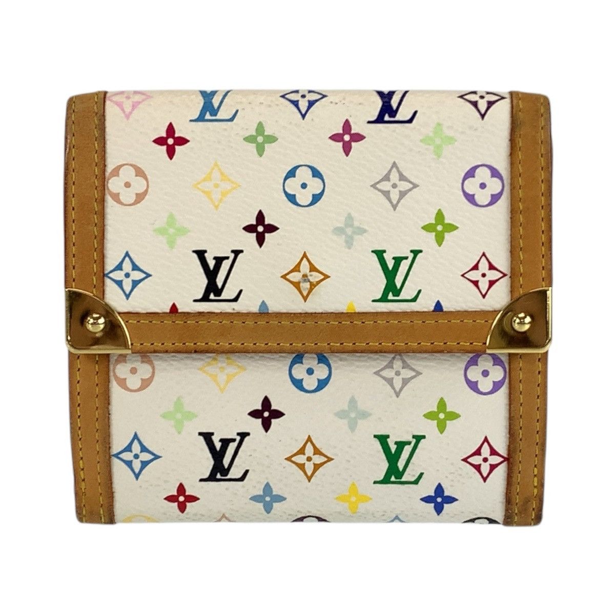 Louis Vuitton Louis Vuitton Louis Vuitton Multicolor Monogram Compact Wallet Textile Short Wallet M92983 DUTY FREE for USA Size ONE SIZE - 1 Thumbnail