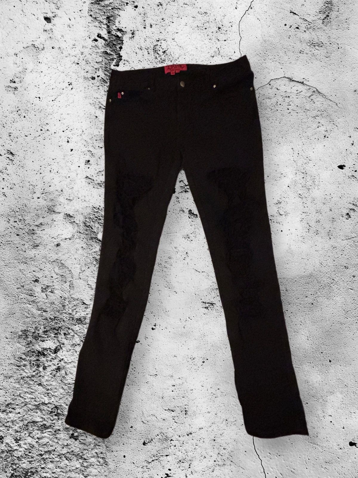 Tripp NYC Vintage Tripp NYC Fishnet Skinny Jeans Size US 31 - 4 Thumbnail