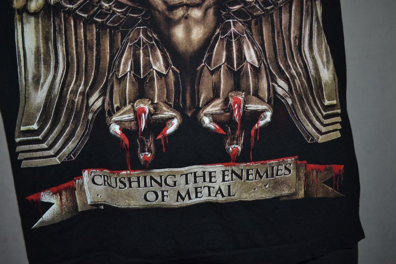 Band Tees × Vintage MANOWAR Crushing The Enemies Of Metal Anniversary Tour 2023 Size US L / EU 52-54 / 3 - 7 Thumbnail
