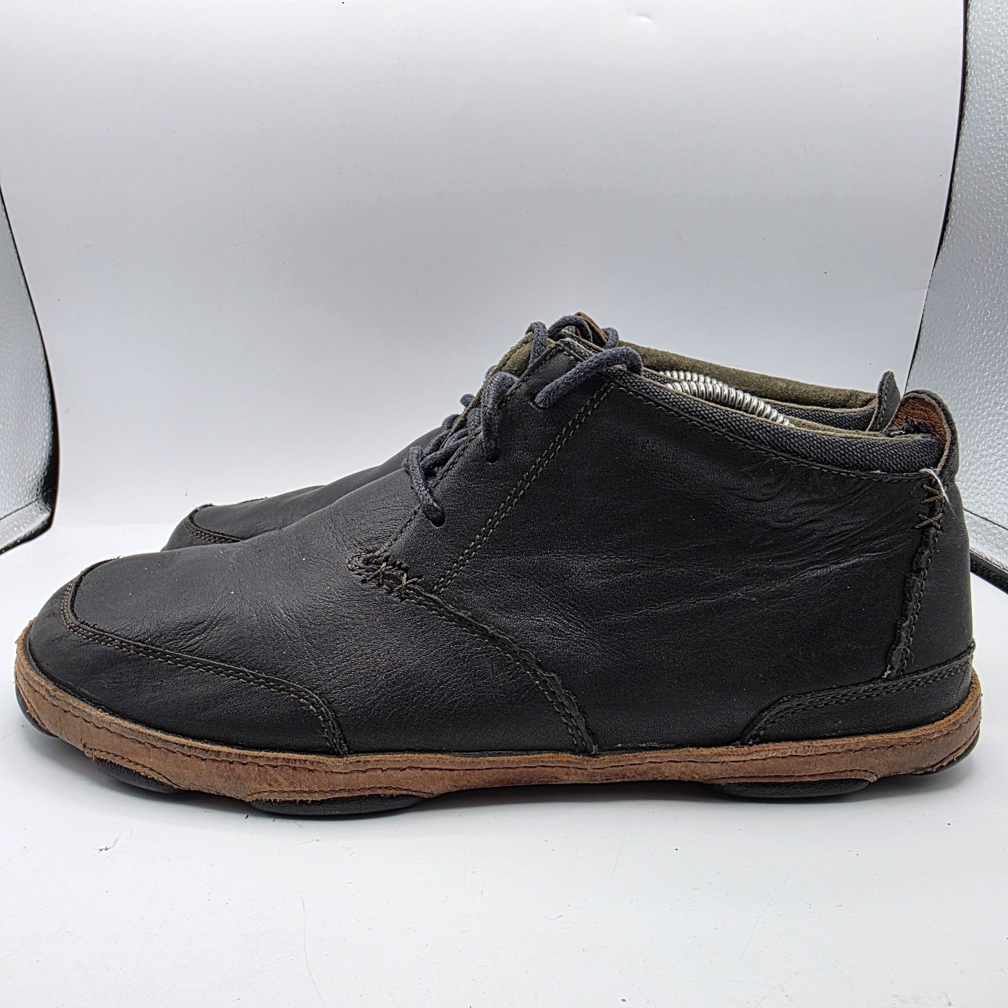 Olukai Olukai Kamuela Boots Men Size 10 Shoes Black Leather Ankle M Size US 10 / EU 43 - 13 Thumbnail