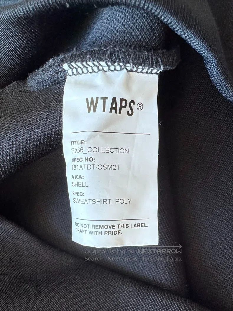 Wtaps Wtaps Black space cotton machine knit t-shirt Size US L / EU 52-54 / 3 - 4 Thumbnail