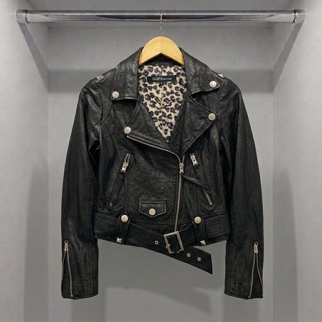 Celine × Hedi Slimane Christian Marclay SS19 Classic Leather Biker