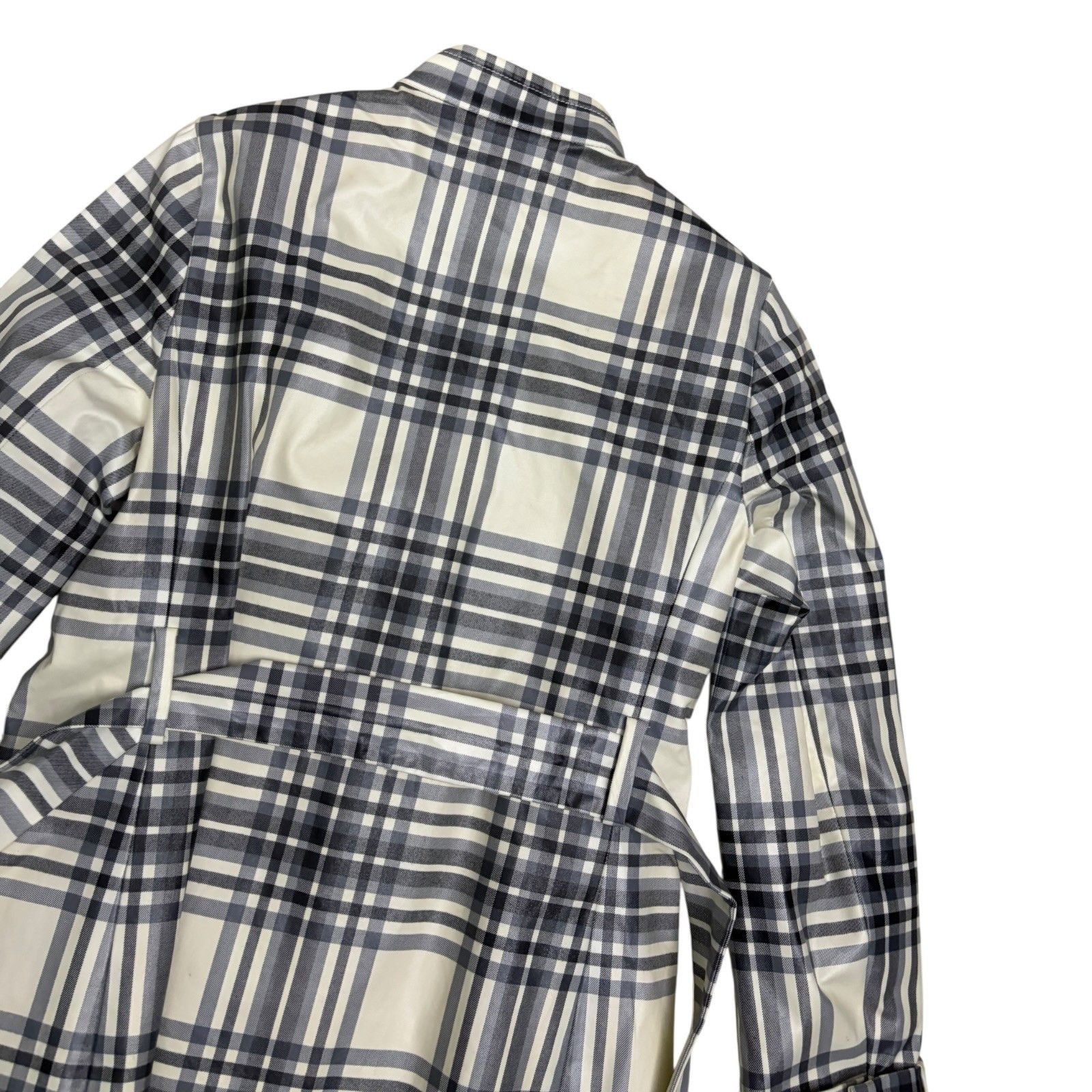Club Monaco CLUB MONACO Plaid Waterproof Trench Jacket Coat Womens Small Size S / US 4 / IT 40 - 5 Thumbnail