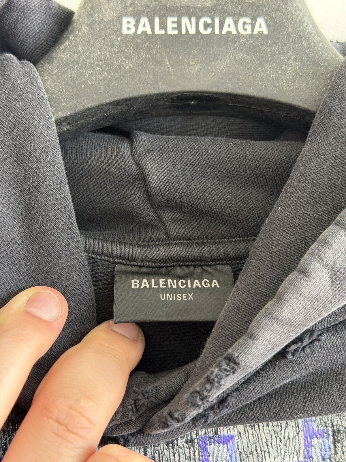 Balenciaga *RARE* BALENCIAGA DEMNA SEE NOW BUY NOW 3 BOXY HOODIE FADED Size US L / EU 52-54 / 3 - 7 Thumbnail