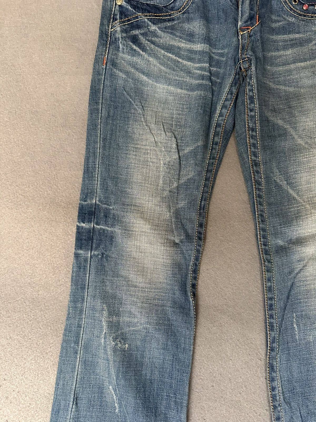 Japanese Brand Red Pepper Japan Denim Low Rise Size US 30 / EU 46 - 7 Thumbnail