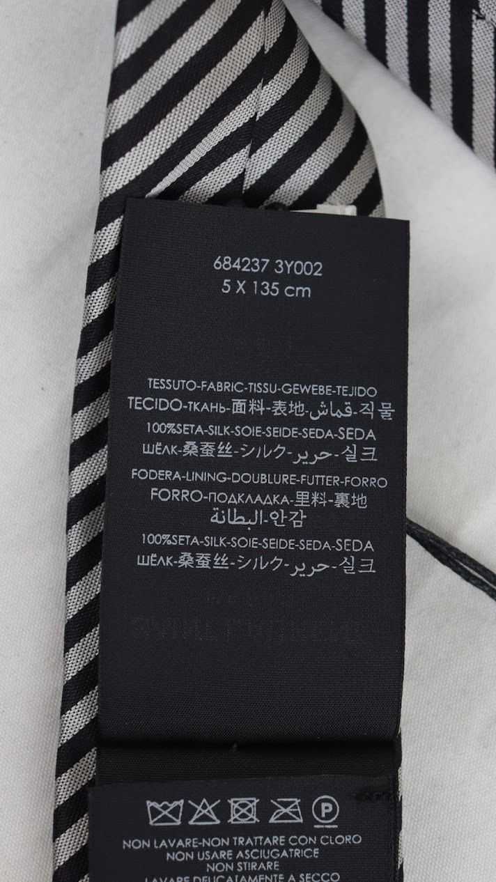Saint Laurent Paris o1rshd1 Size: OS / Tie in Back/Grey Size ONE SIZE - 8 Thumbnail
