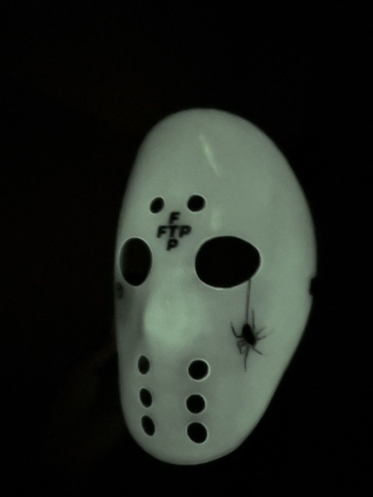 Fuck The Population FTP x Babylon Glow in the Dark Hockey Mask Size ONE SIZE - 2 Thumbnail