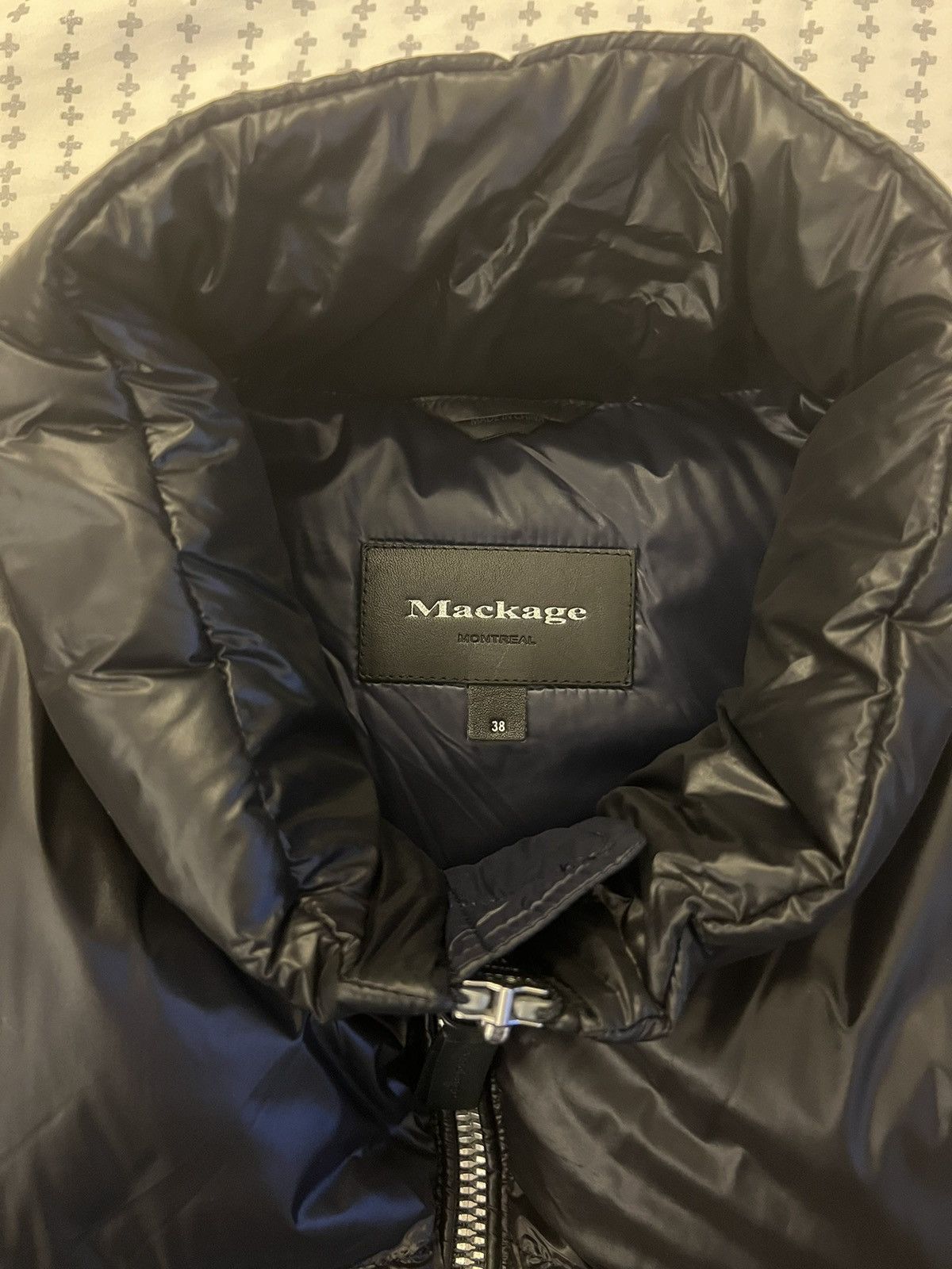 Mackage Mackage Black Lustrous Greg Down Puffer Jacket Sz 38 Size US M / EU 48-50 / 2 - 8 Thumbnail