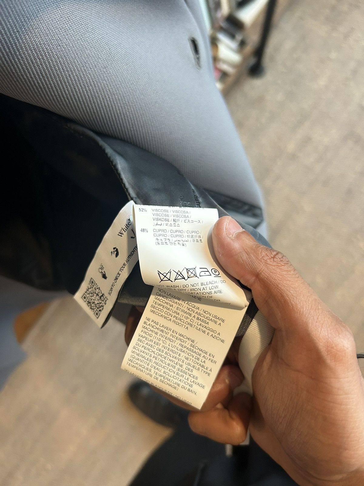 Off-White Off white tailored blazer Size 48L - 8 Thumbnail
