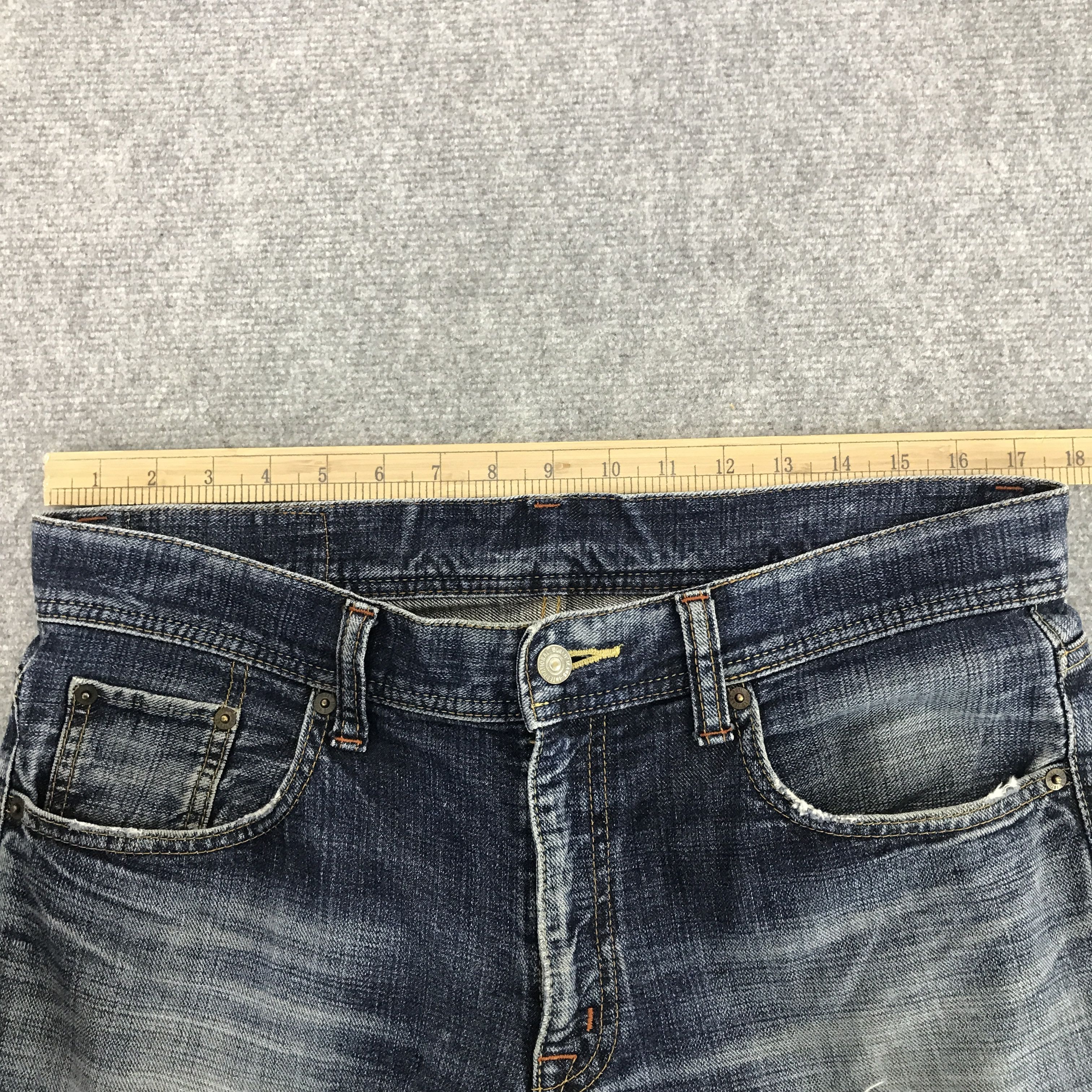 Japanese Brand Rare Glheart style distressed Bootcut jeans pants Size US 34 / EU 50 - 7 Thumbnail