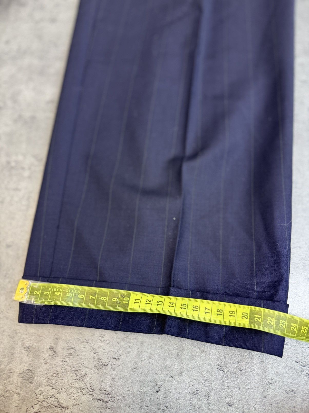 Valentino Valentino Double Breasted Pinstripe Wool Suit Vintage 90s Size 54R - 17 Thumbnail