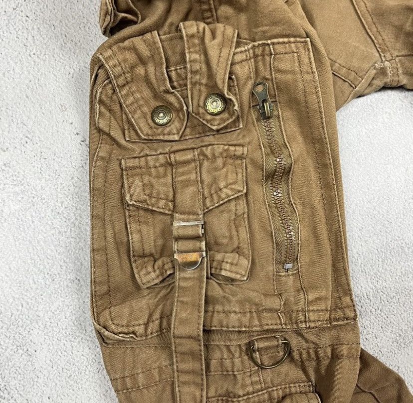 Japanese Brand Dirty pants Faded Crash denim thrashed y2k distressed jeans Size US 32 / EU 48 - 5 Thumbnail