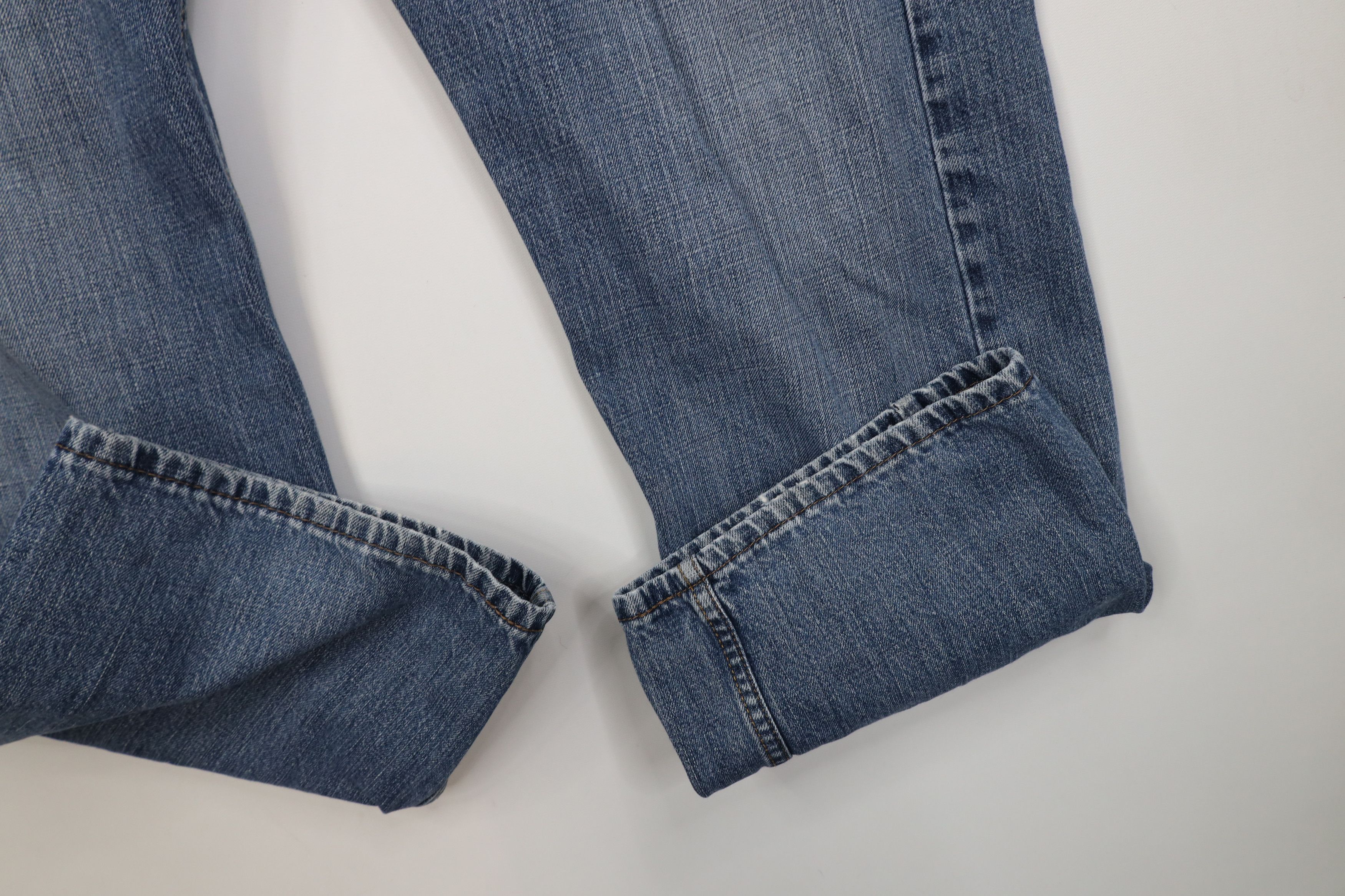 Levi's Vintage Y2K Levis 569 Straight Wide Leg Denim Jeans Blue Size US 38 / EU 54 - 5 Thumbnail
