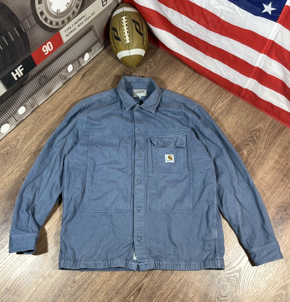 Carhartt Carhartt Wip Charter Shirt Rare Size US XL / EU 56 / 4 - 1 Thumbnail