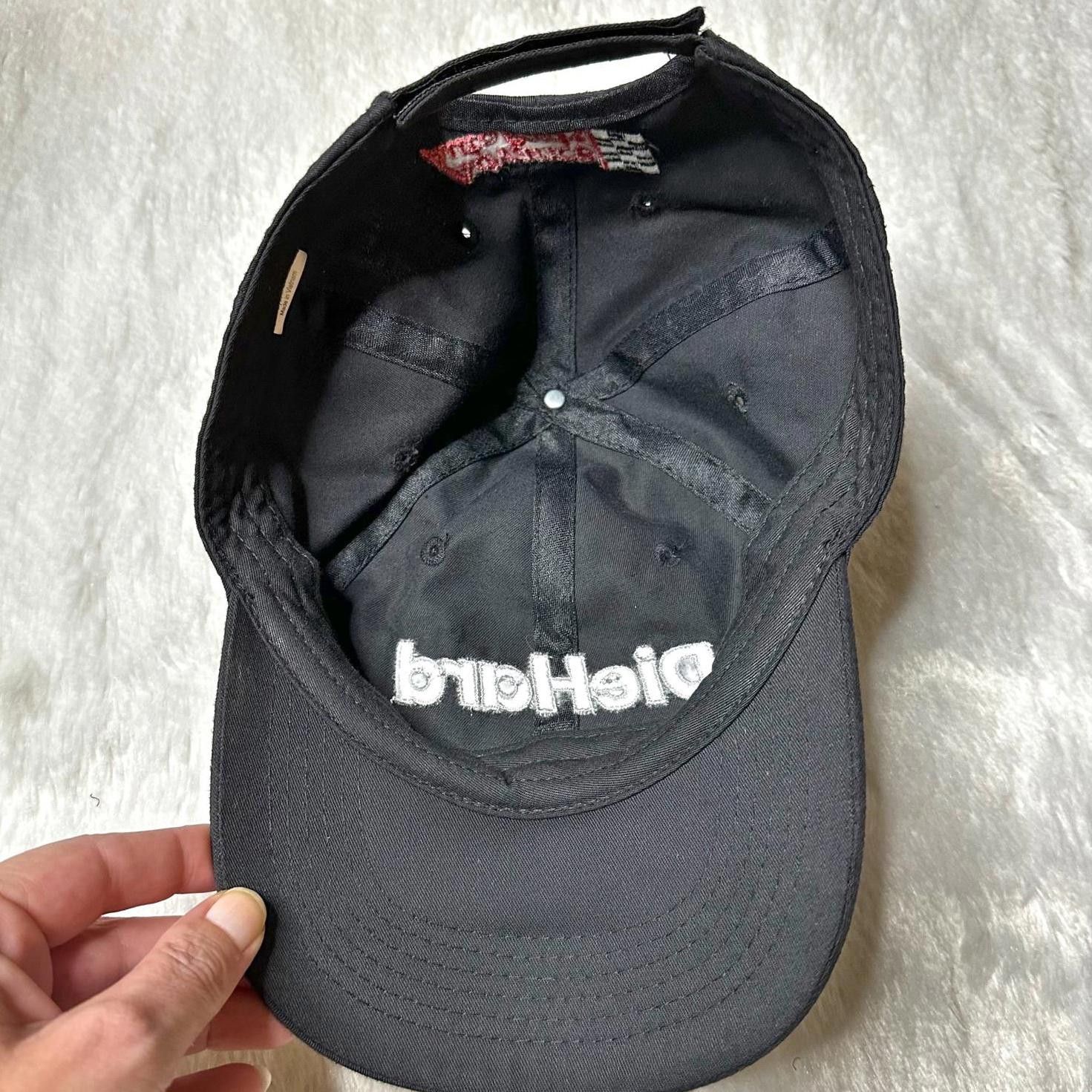 Designer DieHard Black Baseball Cap Adjustable Unisex Automotive OS Size ONE SIZE - 7 Thumbnail