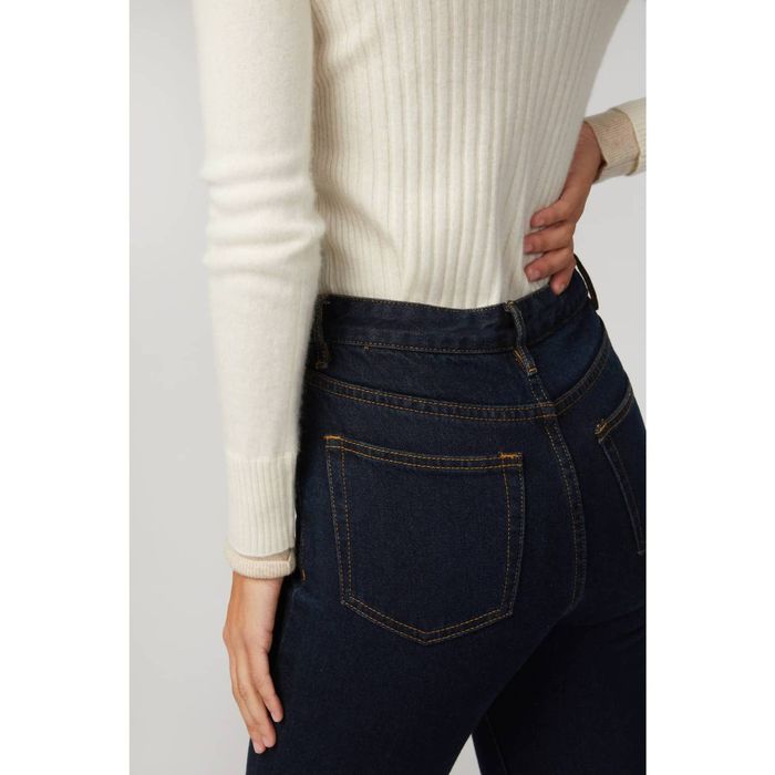 NAADAM Ribbed Cashmere Turtleneck In White | Grailed