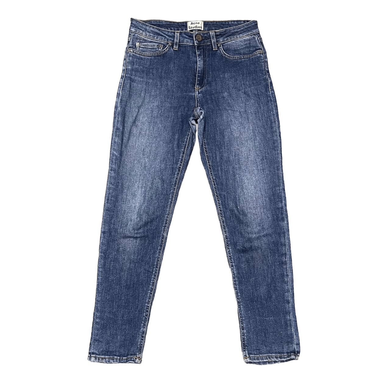 image of Acne Studios Denim Skin 5 Used Blue, Men's (Size 26)