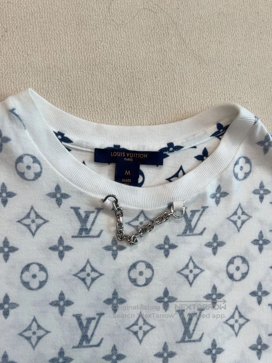 Louis Vuitton Louis Vuitton White Monogram Short-Sleeve T-Shirt. Size US M / EU 48-50 / 2 - 2 Thumbnail