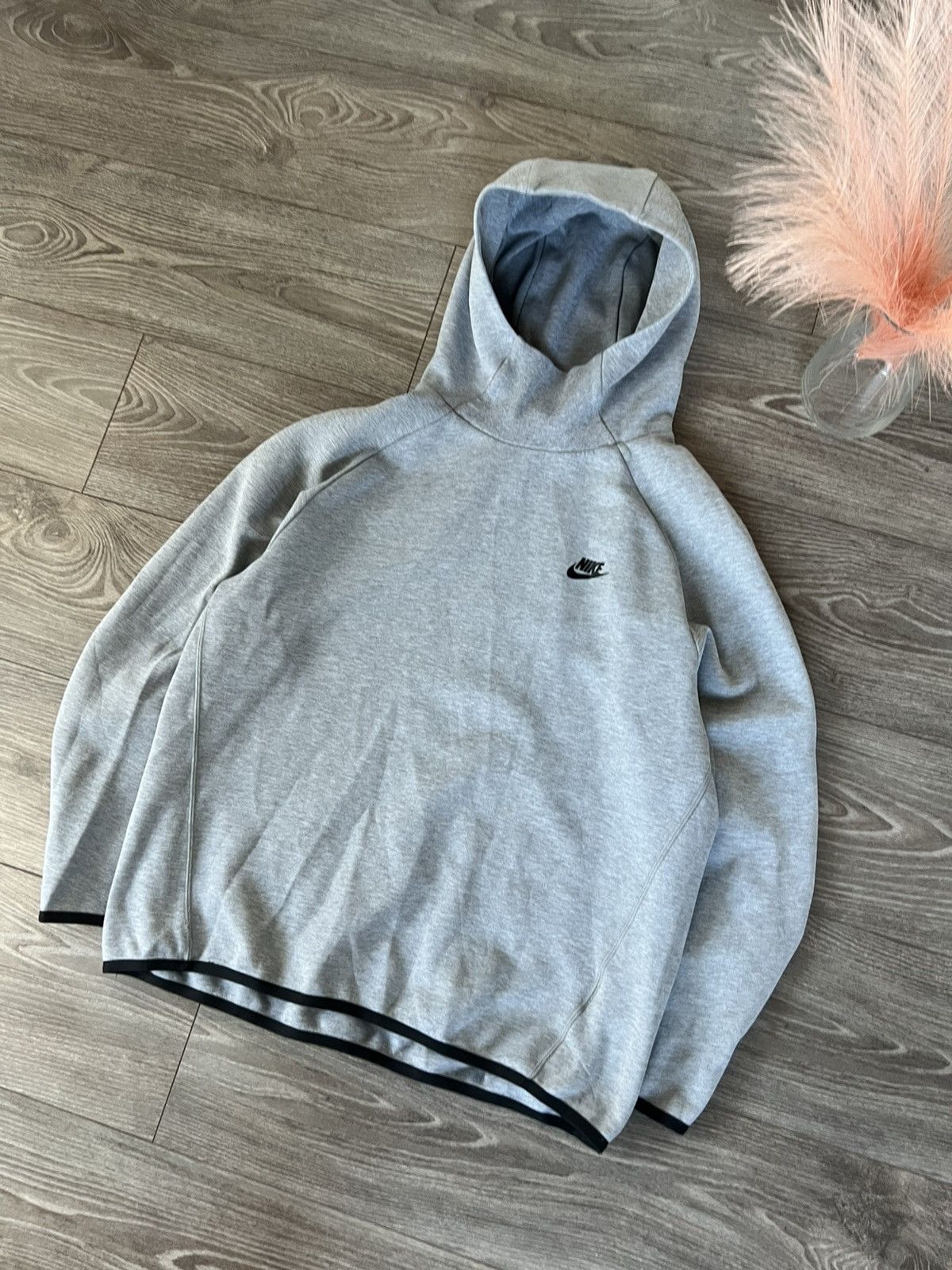 Nike ‼️Nike Tech Fleece Rare Grey Hoodie‼️ Size US L / EU 52-54 / 3 - 2 Thumbnail