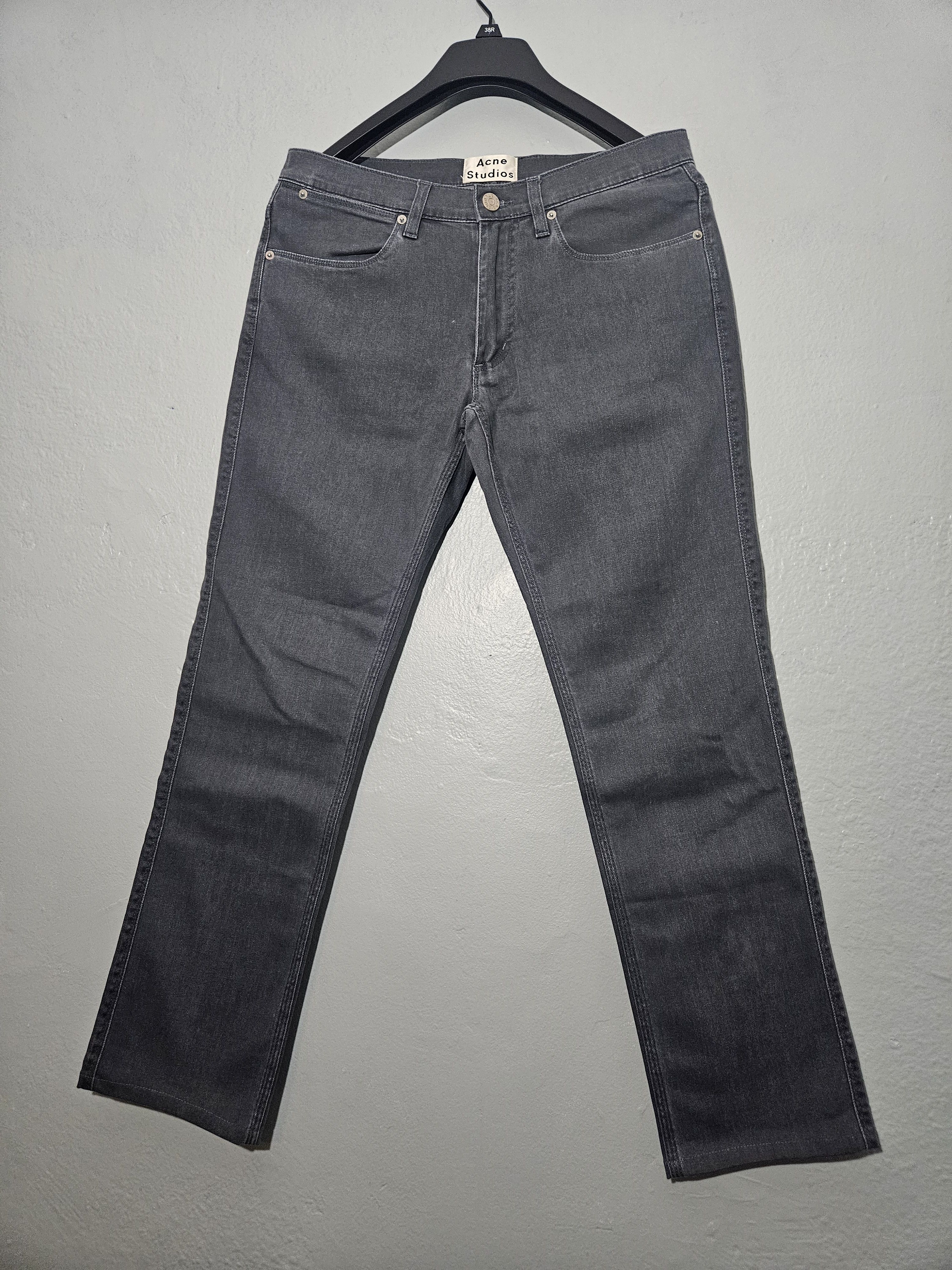 Acne Studios Max Darko Gray Denim Jeans Size US 31 - 1 Thumbnail