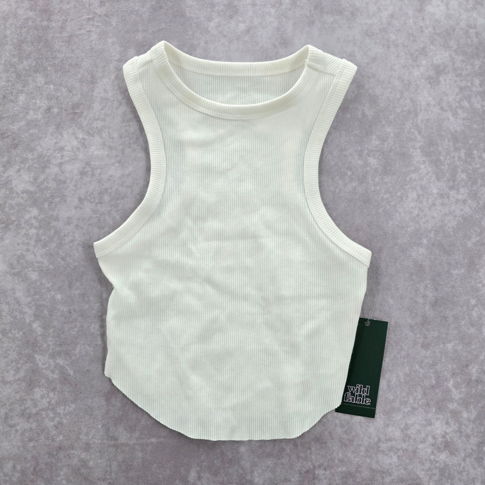 Other Wild Fable White Ribbed Sleeveless Tank Top XXS Size XXS / US 00 / IT 34 - 1 Thumbnail