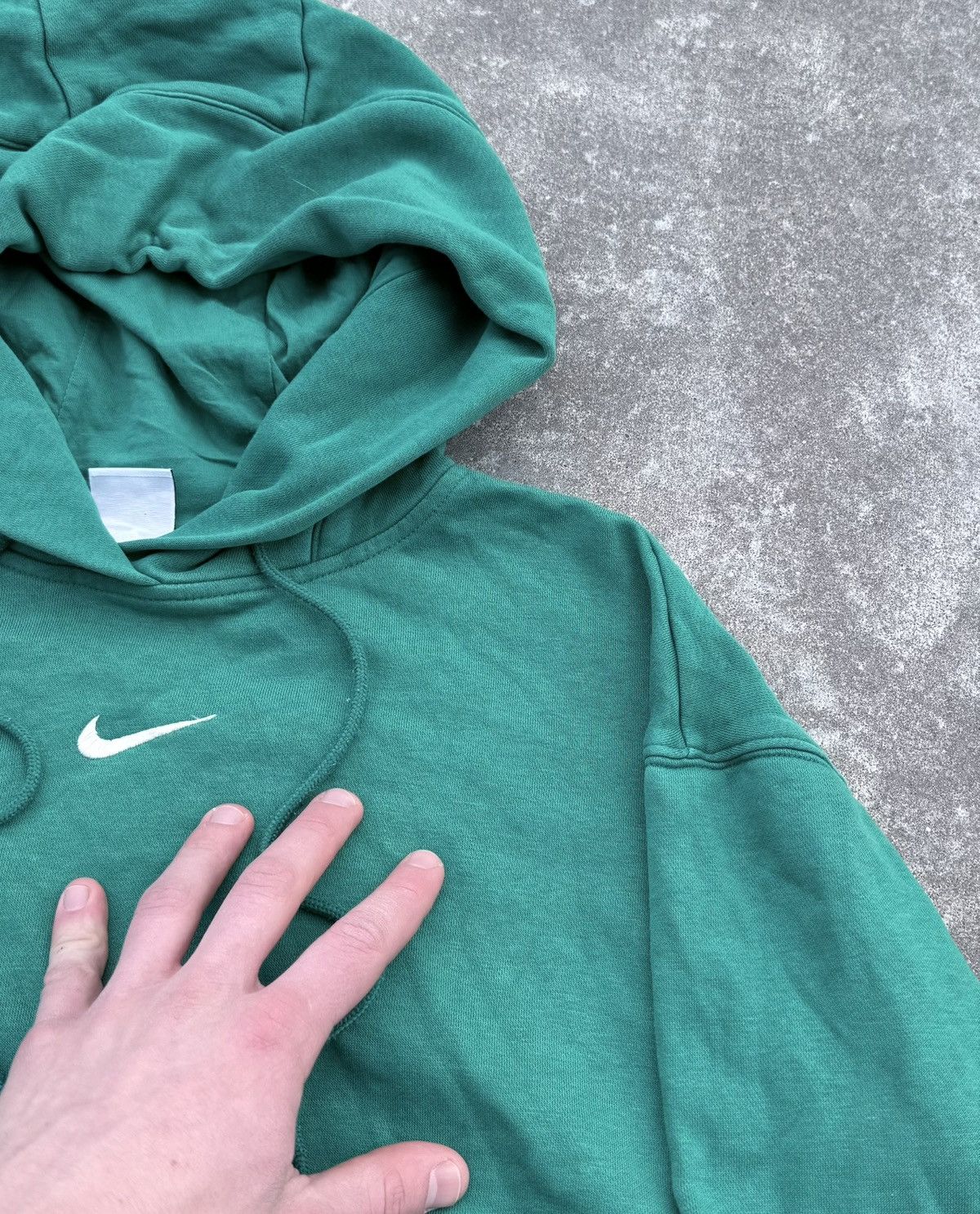 Other Vintage Nike y2k avant-garde streetwear oversize hoodie Size US S / EU 44-46 / 1 - 7 Thumbnail