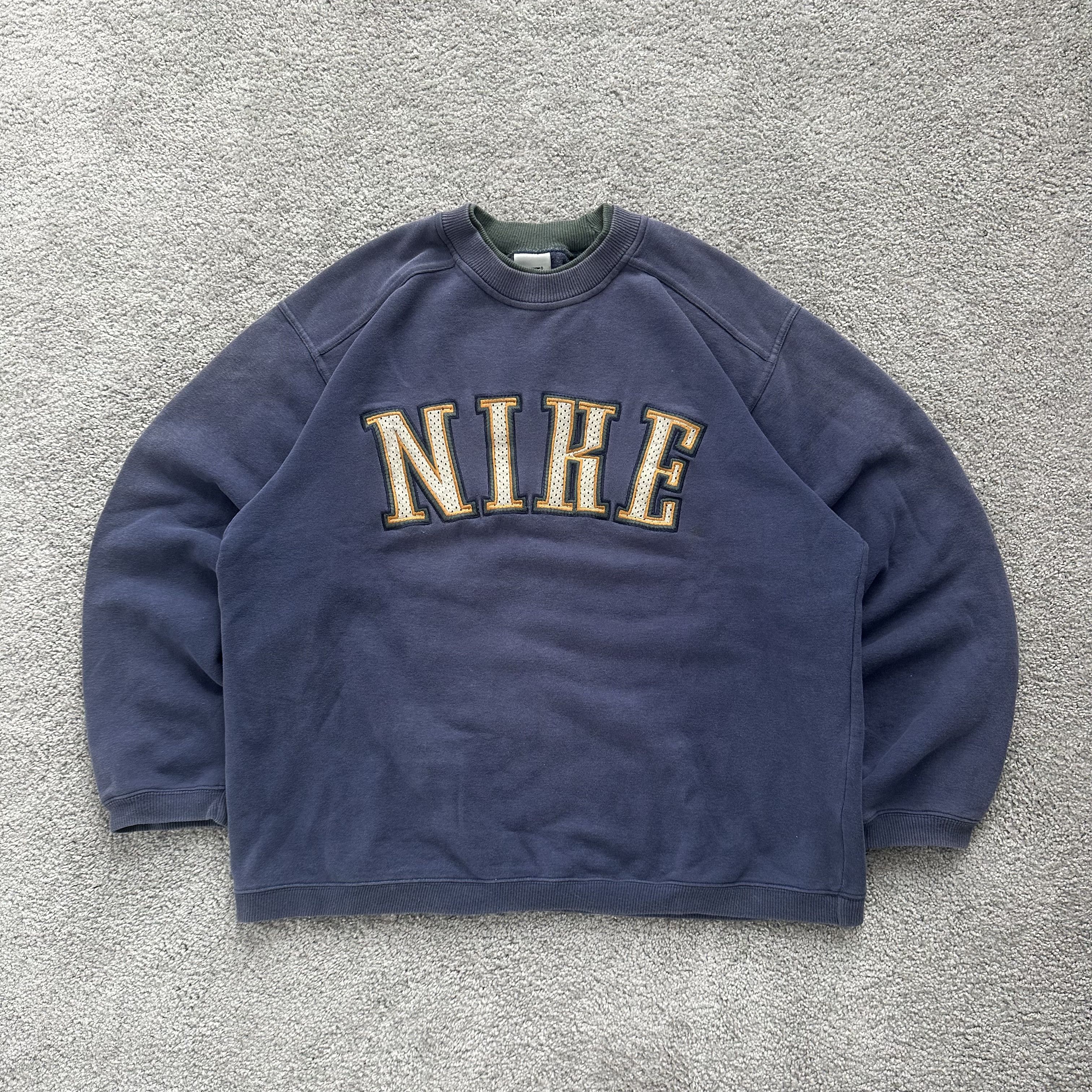 Nike Nike Big Logo 90s Baggy Boxy Vintage Oversize Fit Sweatshirt Size US M / EU 48-50 / 2 - 1 Thumbnail