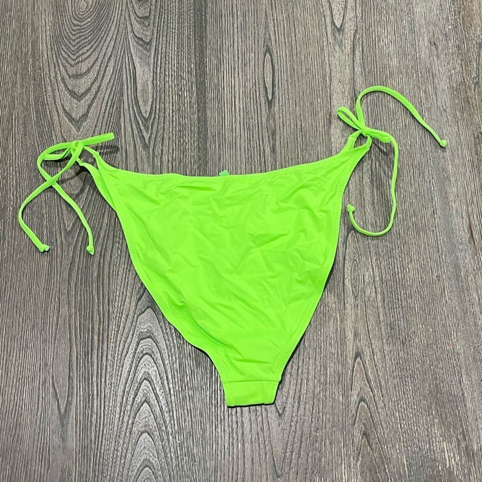 SKIMS NWT Skims Recycled Swim Dipped Tie Bottoms Bikini 3X Size ONE SIZE - 4 Thumbnail