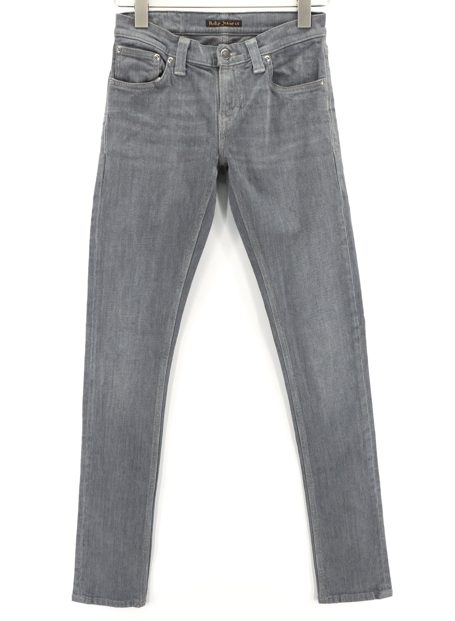 Nudie Jeans TIGHT LONG JOHN W26/L34 Organic Charcoal Jeans 80673 Size 26" / US 2 / IT 38 - 1 Thumbnail