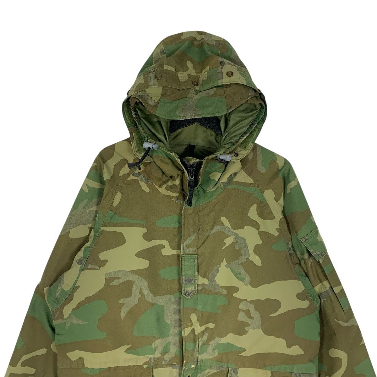 Vintage Military Camouflage Distressed Cold Wether Parka Jacket Size US L / EU 52-54 / 3 - 3 Thumbnail